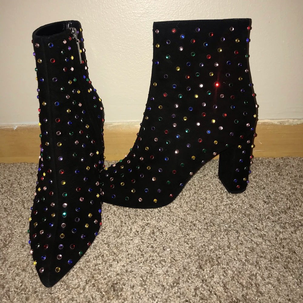 Saint Laurent Black Betty Booties
